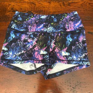 FLEO Blue Fluid High Rise Original shorts Small GUC